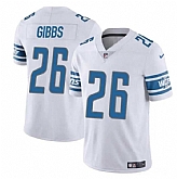 Men & Women & Youth Detroit Lions #26 Jahmyr Gibbs White Vapor Untouchable Limited Jersey,baseball caps,new era cap wholesale,wholesale hats